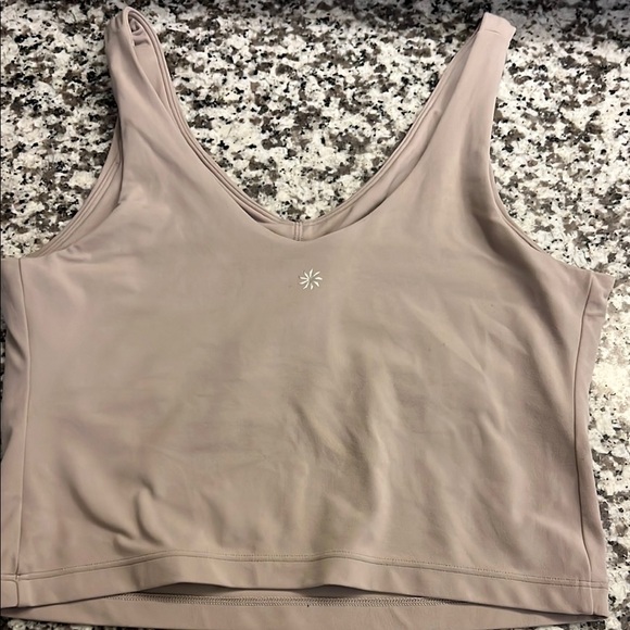 Athleta Women's Beige Workout Top - Picture 2 of 3